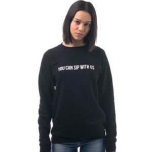 Brunette the Label Sweatshirt “You Can Sip With Us”